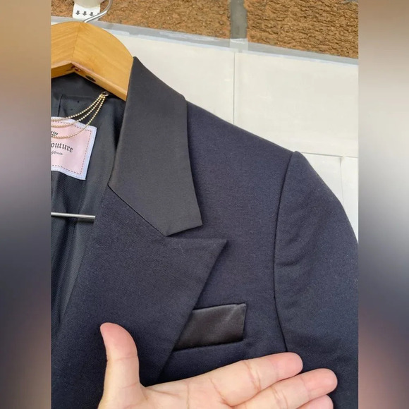 Juice Couture Notched Lapel Single-Breasted Blazer size 2 - Picture 5 of 12